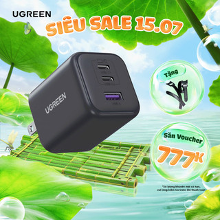 Củ sạc nhanh 45W Ugreen X524/X527/X614 | Sạc nhanh cho dòng iPhone 17 Pro Max |Công nghệ GaN | Bảo hành 18 tháng 1 đổi 1