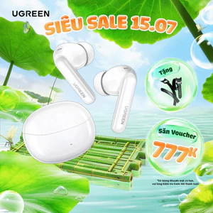 Tai nghe Bluetooth 5.4 Ugreen HiTune T3 PRO WS206 | Chống ồn ANC | Kháng nước IPX5 | Bảo hành 18 tháng 1 đổi 1 35725