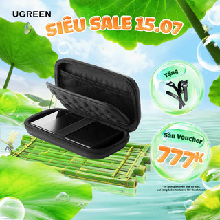 Hôp phụ kiện chống sốc đa năng UGREEN 40707 đựng ổ cứng 2.5", ổ Flash 16.5x10.3x4.5cm