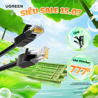 Cáp mạng Cat6 UGREEN NW102 | Lõi 26AWG CCA nhôm mạ đồng sử dụng trên các mạng Ethernet / RJ45 | Bảo hành 18 tháng 1 Đổi1
