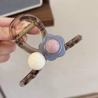 Kẹp tóc hoa bằng nhựa Acrylic phong cách mới trẻ trung, năng động RABBI
