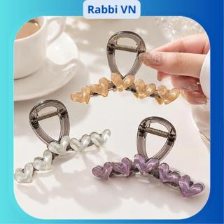Kẹp tóc hình trái tim phiên bản Hàn Quốc RABBI