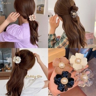 Kẹp tóc hoa 4 cánh dịu dàng tiểu thư RABBI