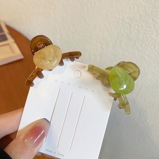 Kẹp tóc cỡ nhỏ hình trái tim cho nữ, phong cách dịu dàng RABBI