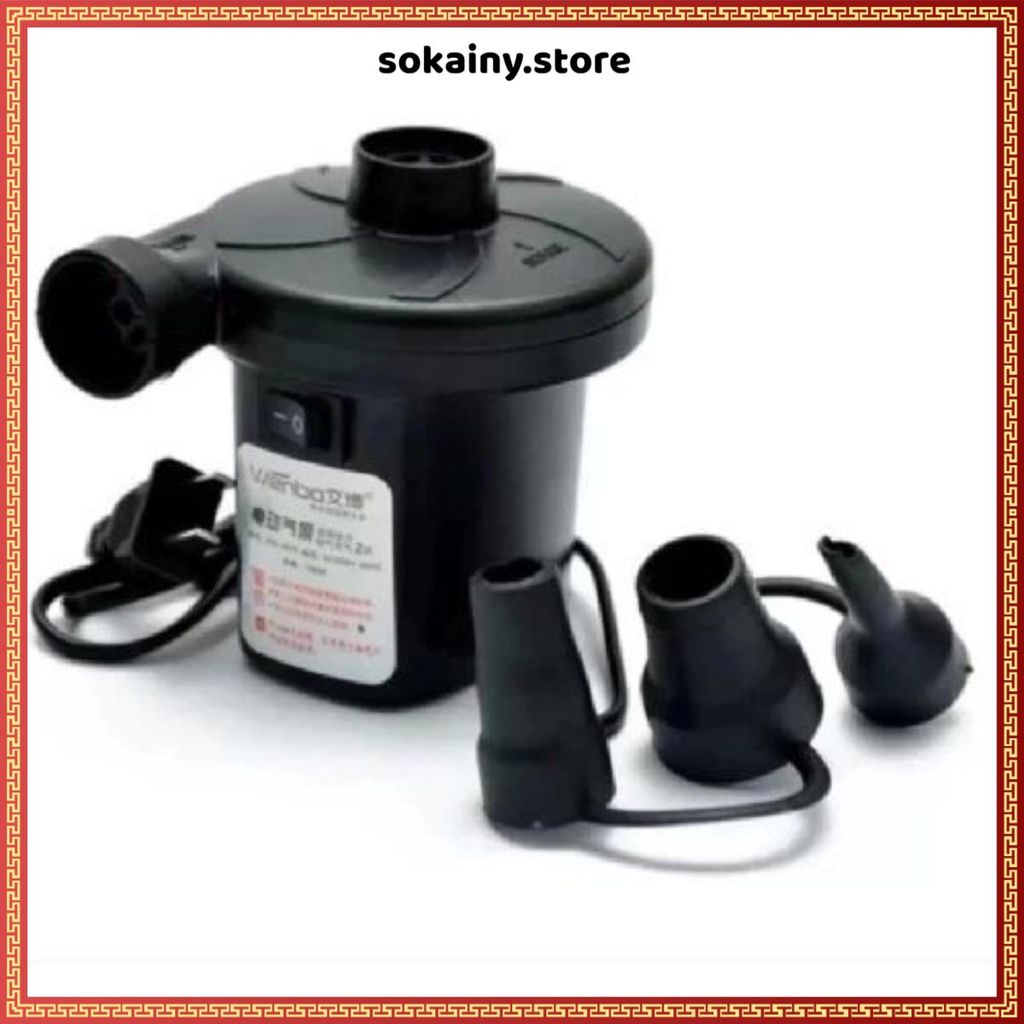 BƠM ĐIỆN 2 CHIỀU HÚT VÀ THỔI CAO CẤP - Bơm phao, ghế hơi, đệm hơi, nhỏ gọn mang đi du lịch