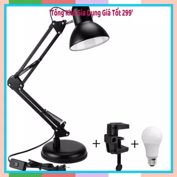 ĐÈN HỌC ĐỂ BÀN KÈM BÓNG, Đèn Chống Cận, Đèn Bảo Vệ Mắt, Đèn Đọc Sách, Đèn Văn Phòng, Đèn Học Led, Đèn Bàn Làm Việc, Đèn