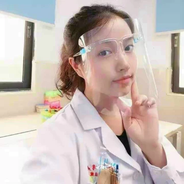 .. 10 CÁI Kính chắn giọt bắn. kính che mặt, kính bảo vệ nguyên mặt khi nói chuyện.... - OK