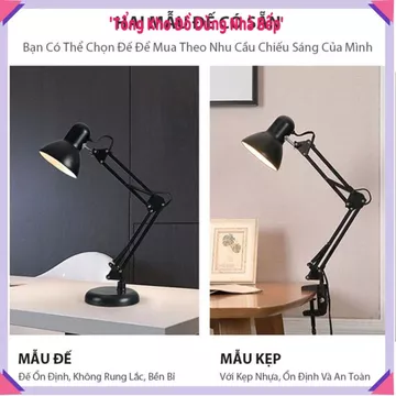 ĐÈN HỌC ĐỂ BÀN KÈM BÓNG, Đèn Học Chống Cận, Đèn Bảo Vệ Thị Lực, Đèn Bàn Học Sinh, Đèn Làm Việc, Đèn Led Tiết Kiệm Điện,