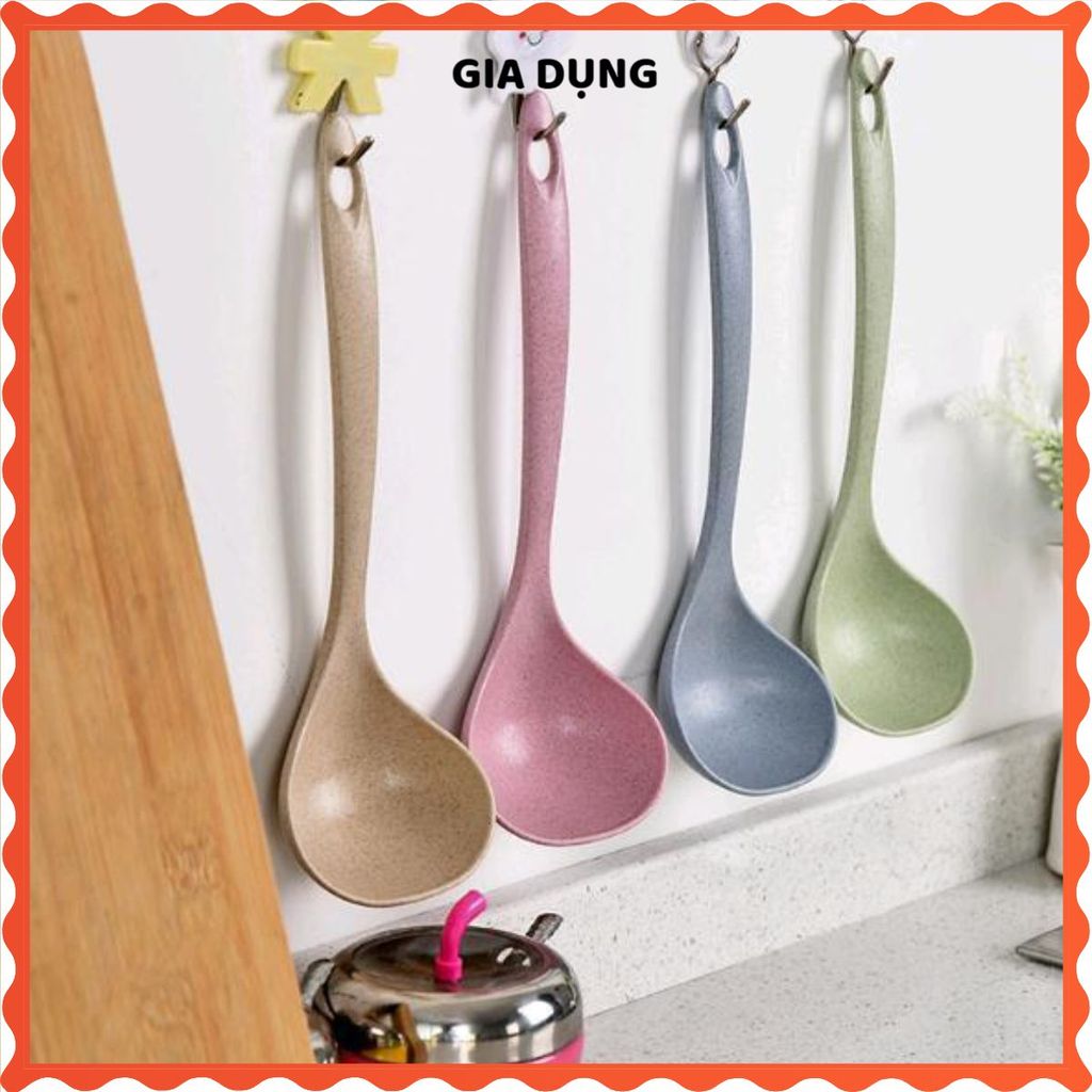 (COMBO 3) MUỖNG VÁ MÚC CANH ĐA NĂNG - Nhựa lúa mạch bền đẹp, nhẹ, dễ vệ sinh, sử dụng hằng ngày