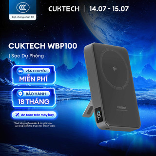 Sạc dự phòng không dây từ tính với sạc nhanh USB-C 30W dung lượng 10000mA WPB100 | Bảo hành 18 tháng
