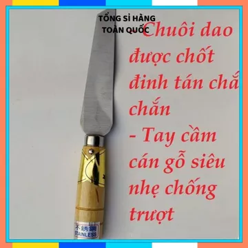 (COMBO 5) DAO GỌT CÁN GỖ DAO LÀM BẾP NỘI ĐỊA TRUNG THÉP KHÔNG GỈ CAO CẤP - Dao Gọt Hoa Quả Sắc Bén, Dao Nhà Bếp Đa Năng