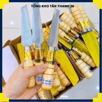 (COMBO 5) DAO GỌT CÁN GỖ DAO LÀM BẾP NỘI ĐỊA TRUNG THÉP KHÔNG GỈ CAO CẤP - Dao Gọt Hoa Quả Sắc Bén, Dao Nhà Bếp Đa Năng