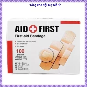 (COMBO 2) HỘP 100 MIẾNG BĂNG GẠC Y TẾ, Miếng Dán Cá Nhân Chống Thấm, Băng Dán Vết Thương Ngoài Da, Dụng Cụ Y Tế Gia Đình