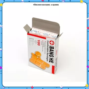 (COMBO 2) BĂNG GẠC Y TẾ DÁN VẾT THƯƠNG, HỘP 100 MIẾNG DÁN CÁ NHÂN TIỆN DỤNG, Phù Hợp Gia Đình Văn Phòng Và Tủ Thuốc
