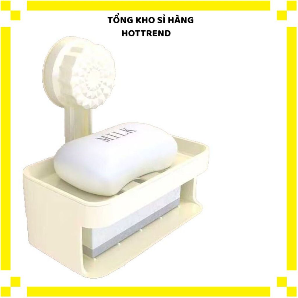 (COMBO 5) KHAY ĐỰNG XÀ BÔNG DÁN TƯỜNG 2 TẦNG TIỆN LỢI - Giá Đựng Xà Phòng, Kệ Đựng Đồ Nhà Tắm