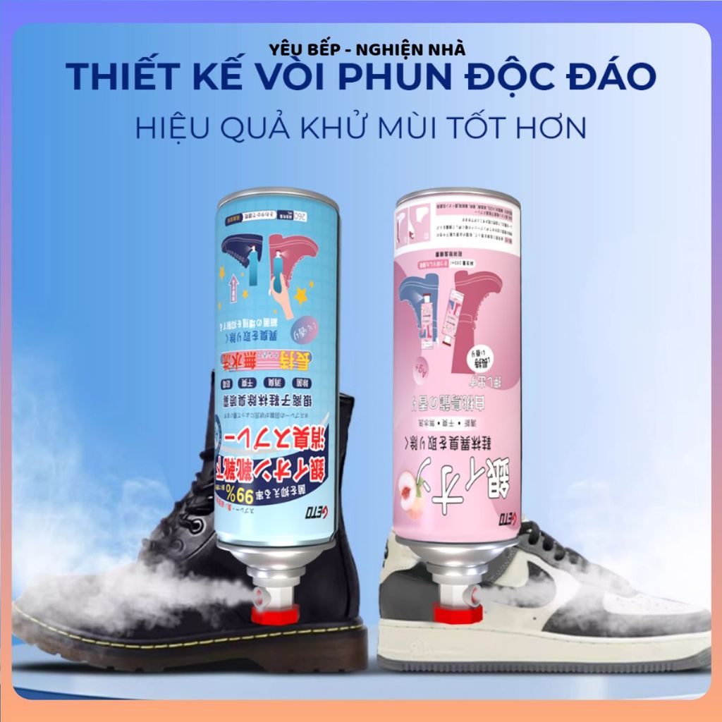 (COMBO 2) CHAI XỊT THƠM GIÀY DÉP NANO BẠC, XỊT VỆ SINH GIÀY TIỆN DỤNG, Phù Hợp Cho Giày Thể Thao, Giày Da Và Dép