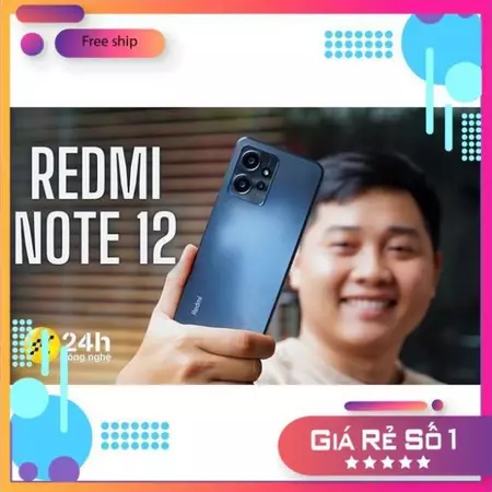 Redmi note 12 8G/256G, máy cũ đẹp 99% zin full chức năng pin 5000 mAh, tiếng viêt, sủ dụng đc app ngân hàng.