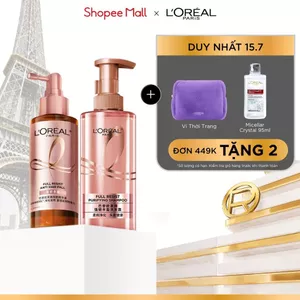 VB_ Bộ dầu gội & xịt serum ngăn ngừa & giảm gãy rụng tóc, tóc chắc khỏe hơn L’oreal Paris Full Resist 440ml & 90ml