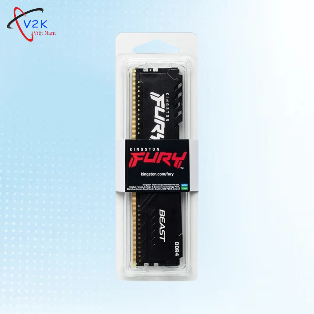 RAM PC Kingston FURY Beast 8GB / 16GB DDR4 3200MHz -BH 36 tháng Kho PC Việt | BigBuy360 - bigbuy360.vn