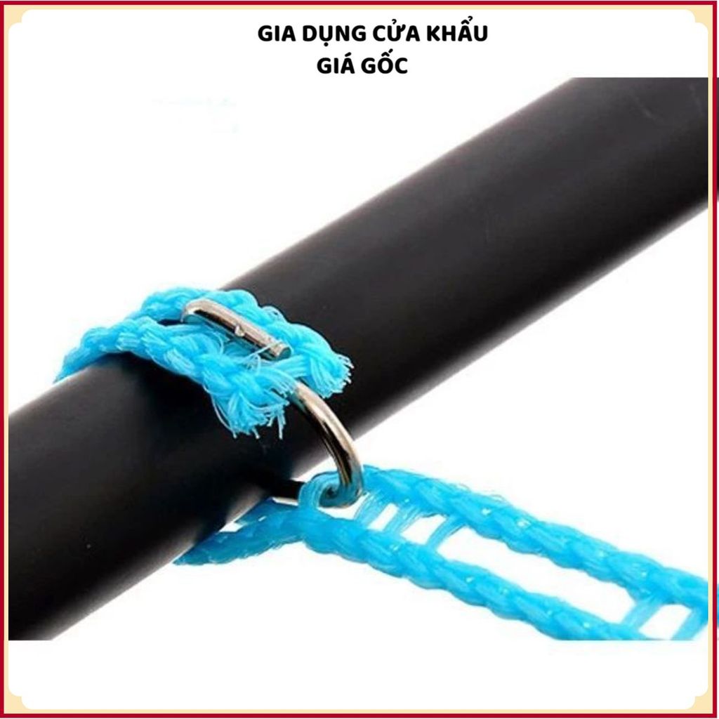 (COMBO 3) DÂY PHƠI ĐỒ THÔNG MINH CAO CẤP DÀI 5M - Dây Treo Quần Áo, Chống Gió Hiệu Quả