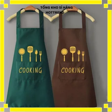 (COMBO 3) TẠP DỀ NHÀ BẾP KHÔNG TAY CAO CẤP CHỐNG BÁM BẨN Mẫu Ngẫu Nhiên - Tạp Dề Chống Thấm, Dụng Cụ Nhà Bếp