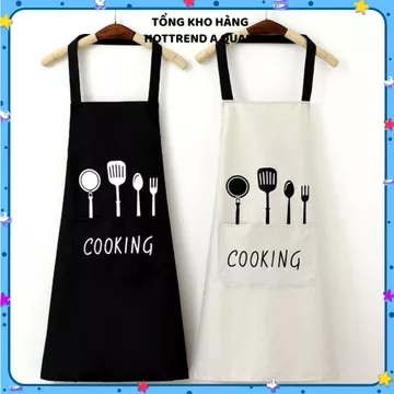 (COMBO 3) TẠP DỀ NHÀ BẾP KHÔNG TAY CAO CẤP CHỐNG BÁM BẨN Mẫu Ngẫu Nhiên - Tạp Dề Chống Thấm, Dụng Cụ Nhà Bếp