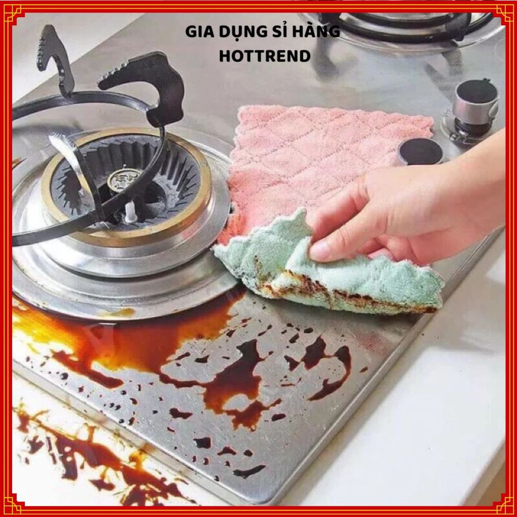 (COMBO 20) KHĂN LAU BẾP SIÊU THẤM HÚT NHANH KHÔ - Khăn Lau Đa Năng, Khăn Lau Bàn Bếp