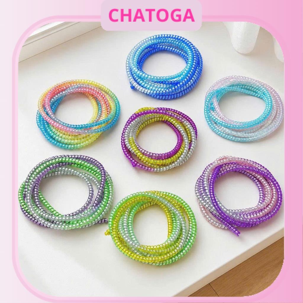 [Combo 2 dây] Dây Ngọc Kim Tuyến bảo vệ dây cáp sạc, tai nghe chống bẩn cao cấp dài 1,4m CHATOGA