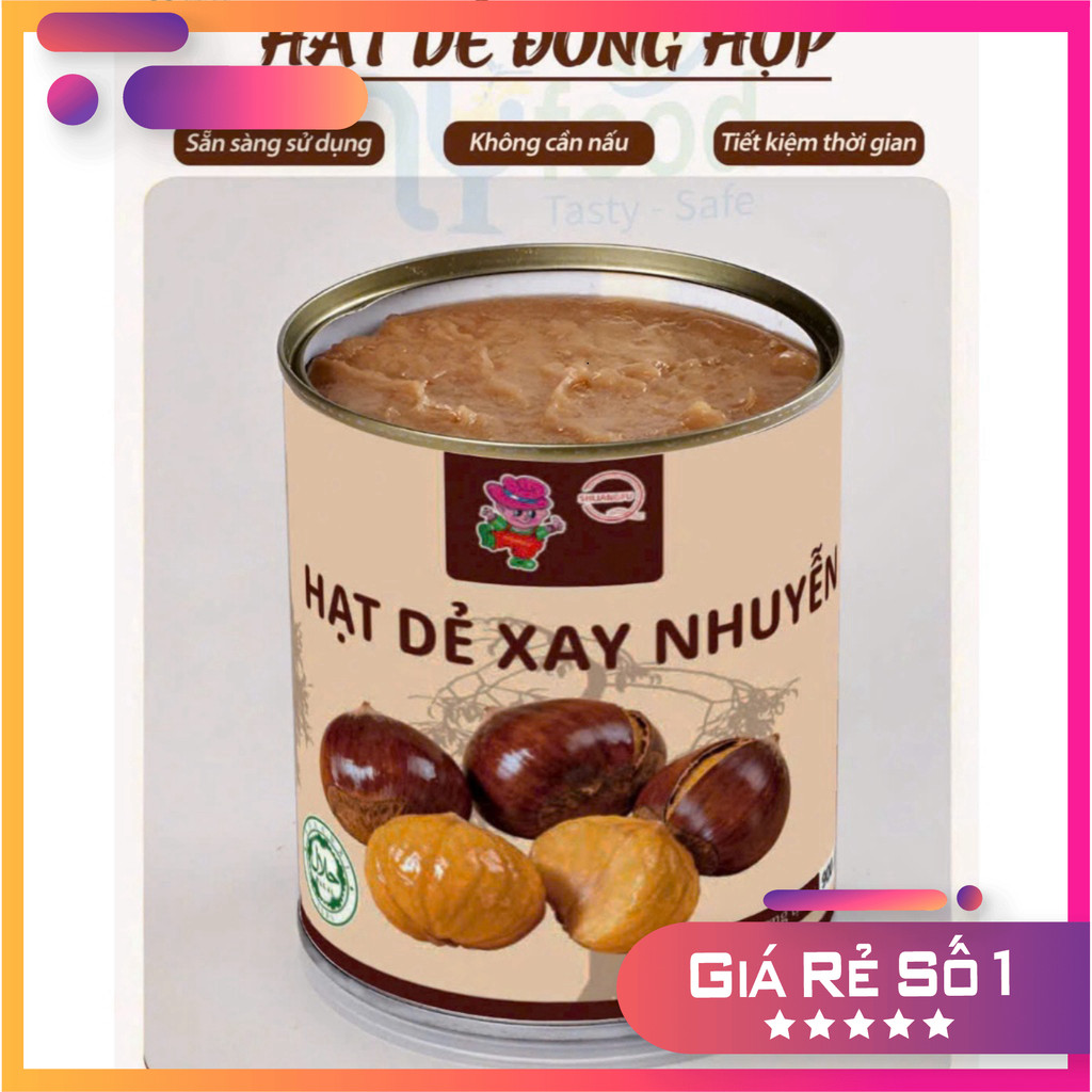 Sốt Hạt Dẻ Xay Nhuyễn Thực Phẩm Trung Nguyên Hộp 900g An Toàn Cho Bữa Sáng
