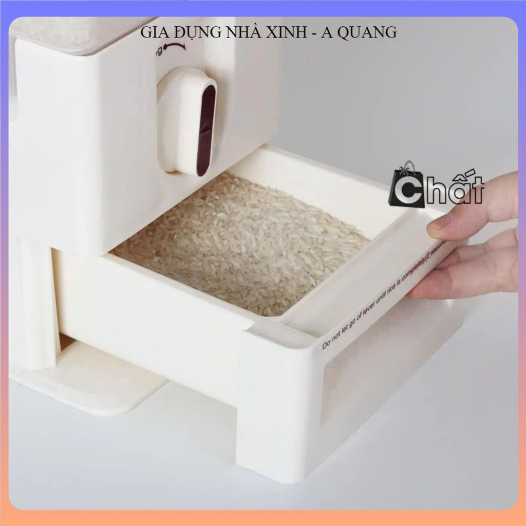 THÙNG GẠO CHỐNG ẨM, HỘP ĐỰNG GẠO CAO CẤP, THÙNG GẠO 10KG, Dễ Vệ Sinh Bền Đẹp Lâu Dài