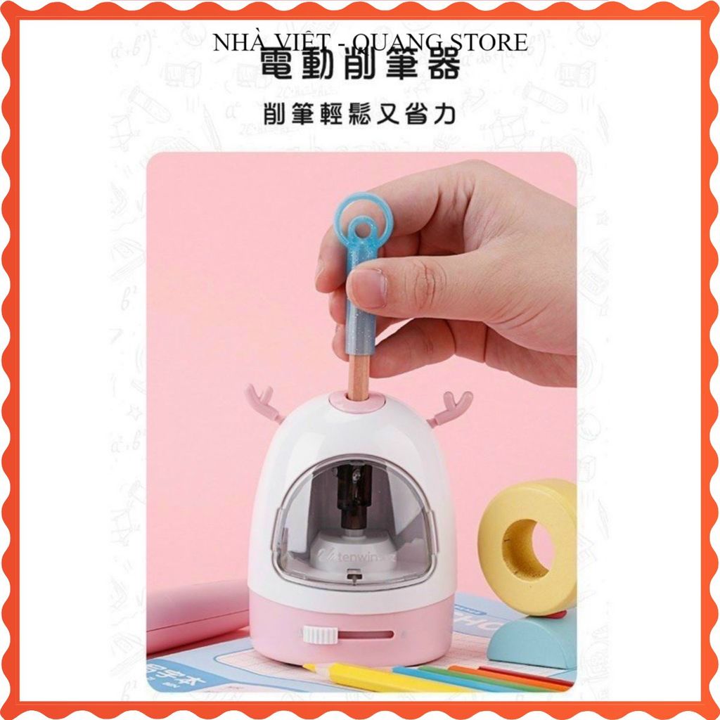 BỘ GỌT BÚT CHÌ MINI, BÚT TẨY GÔM ĐIỆN, HÚT BỤI BÀN HỌC, Thiết Kế Thông Minh Tiện Dụng