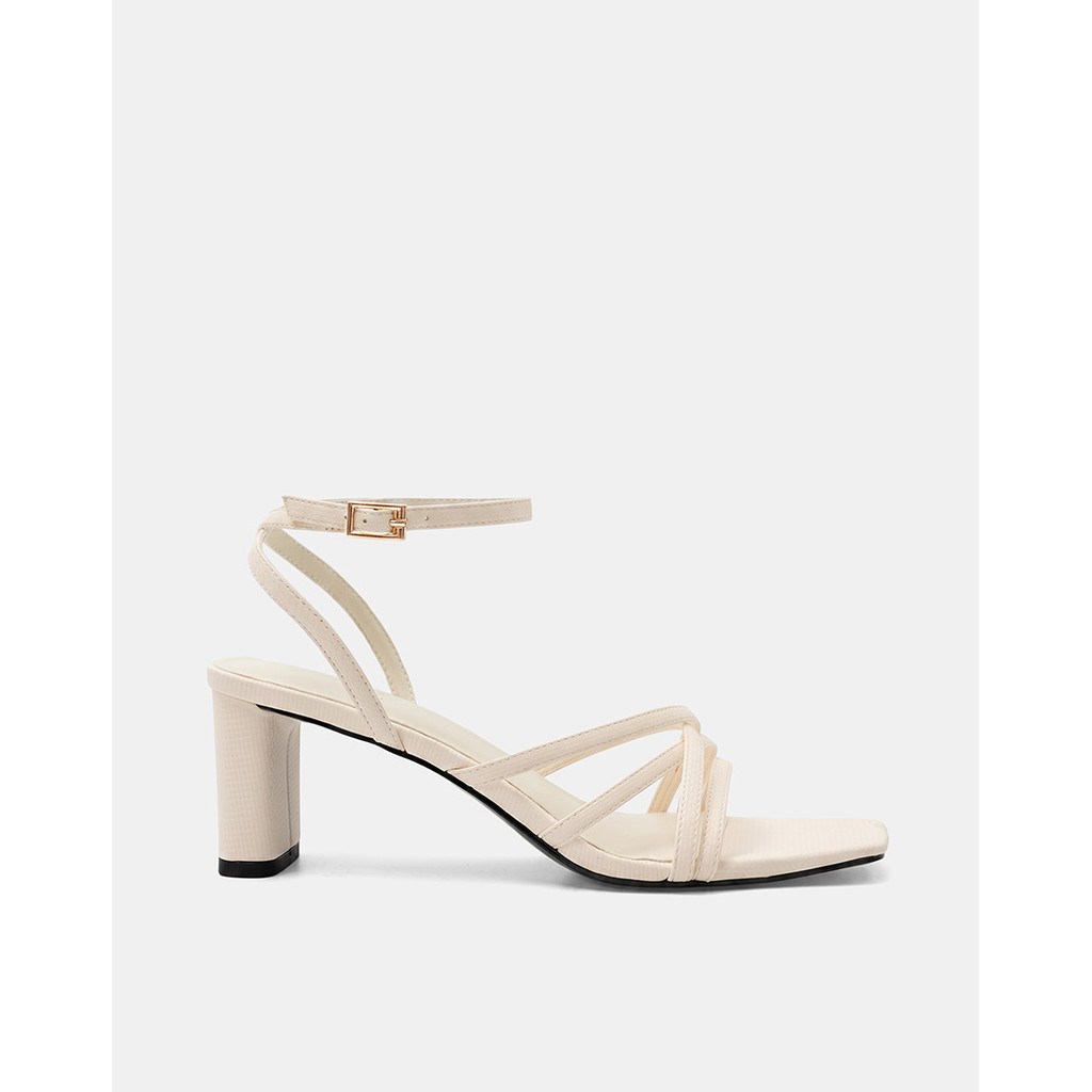 Giày Sandal Nữ 7cm Thời Trang JUNO Gót Vuông Quai Mảnh Kiểu SD07113