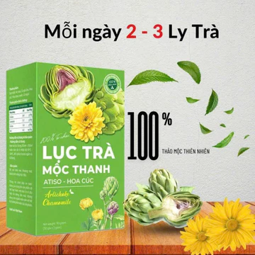 Trà Lục Trà Mộc Thanh Hộp 30 Gói Chính Hãng Cao Cấp ✔️️️ Trà Hoa Atiso mát gan bổ gan thanh nhiệt ngủ ngon an giấc tốt