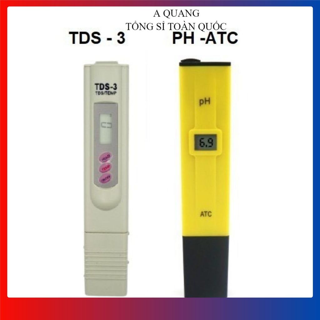 THIẾT BỊ KIỂM TRA NƯỚC SẠCH TDS-3 CAO CẤP - Bút Đo Chất Lượng Nước, Kèm Bao Da