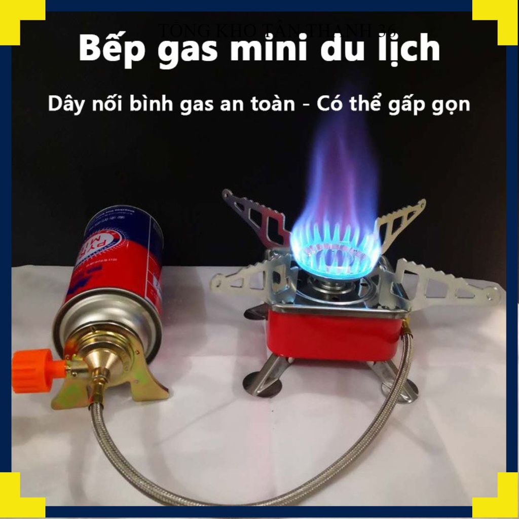 BẾP GAS MINI XẾP GỌN HỢP KIM NHÔM CAO CẤP - Bếp Dã Ngoại, Đánh Lửa Tự Động