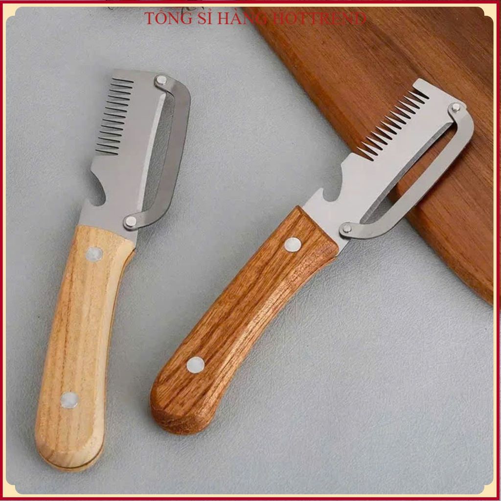 DAO BÀO GỌT ĐA NĂNG 4IN1 SẮC BÉN SIÊU BỀN - Dụng Cụ Gọt Rau Củ Mini Tiện Lợi,Nạo Rau Củ Inox Cao Cấp 2 Lưỡi