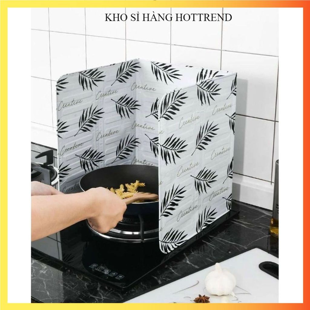(COMBO 3) TẤM CHẮN DẦU MỠ NHÀ BẾP HỌA TIẾT CAO CẤP - Chống Bắn Dầu, Gấp Gọn Tiện Lợi