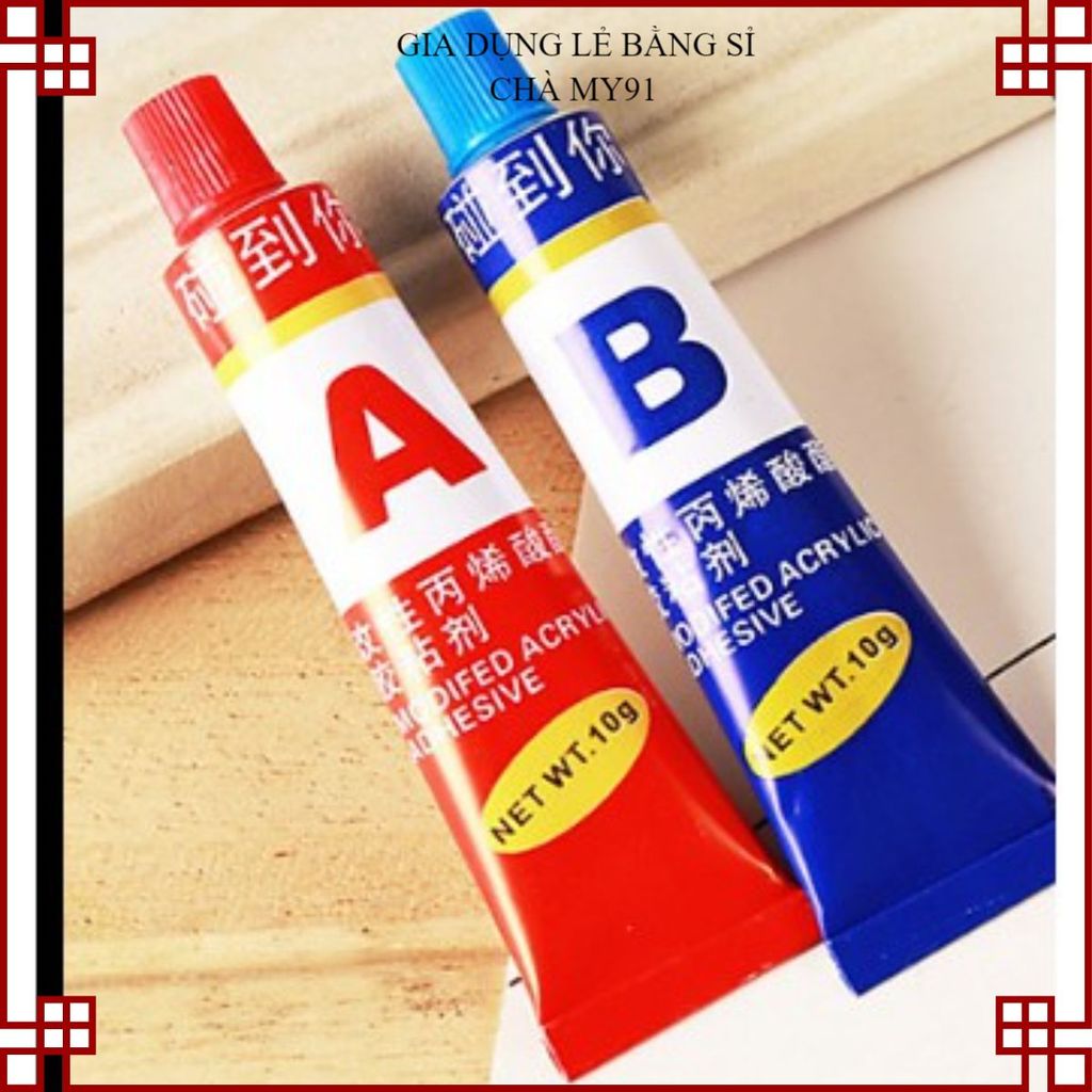 (COMBO 3) VỈ KEO AB 2 THÀNH PHẦN SIÊU DÍNH CAO CẤP - Keo Dán Đa Năng, Dán Nhựa Kính Gỗ