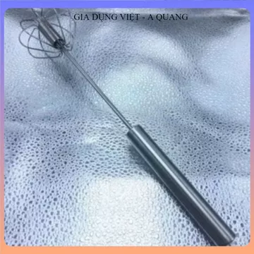 DỤNG CỤ ĐÁNH TRỨNG BÁN TỰ ĐỘNG MINI CẦM TAY INOX 304, CÂY ĐÁNH TRỨNG TỰ ĐỘNG, Đánh Trứng Nhanh, Dụng Cụ Nhà Bếp