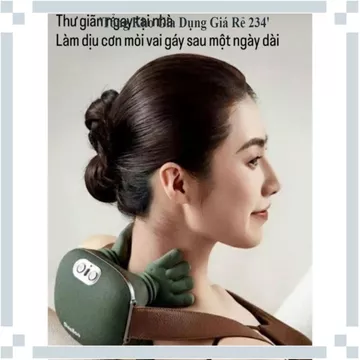 MÁY MASSAGE VAI CỔ ĐA NĂNG, Máy Massage Cổ Gáy, Massage Lưng, Sưởi Ấm Thư Giãn, Hỗ Trợ Giảm Mỏi Vai Cổ, Dùng Tại Nhà