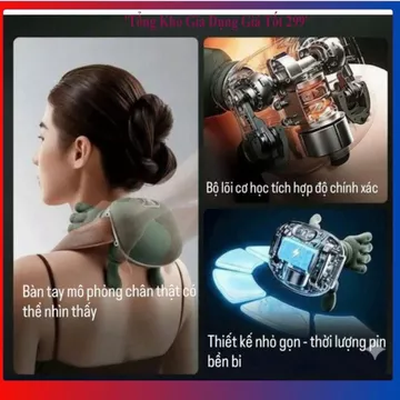 MÁY MASSAGE VAI CỔ ĐA NĂNG, Máy Massage Cổ Gáy, Massage Lưng, Sưởi Ấm Thư Giãn, Hỗ Trợ Giảm Mỏi Vai Cổ, Dùng Tại Nhà