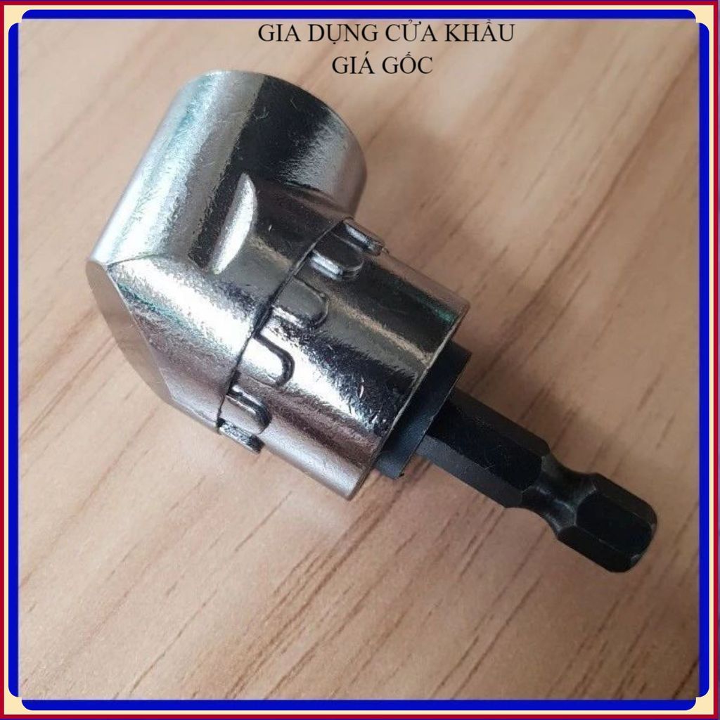 ĐẦU CHUYỂN GÓC MÁY KHOAN LỤC GIÁC CAO CẤP - Loại Ngắn, Vặn Vít Nhanh, Chắc Chắn