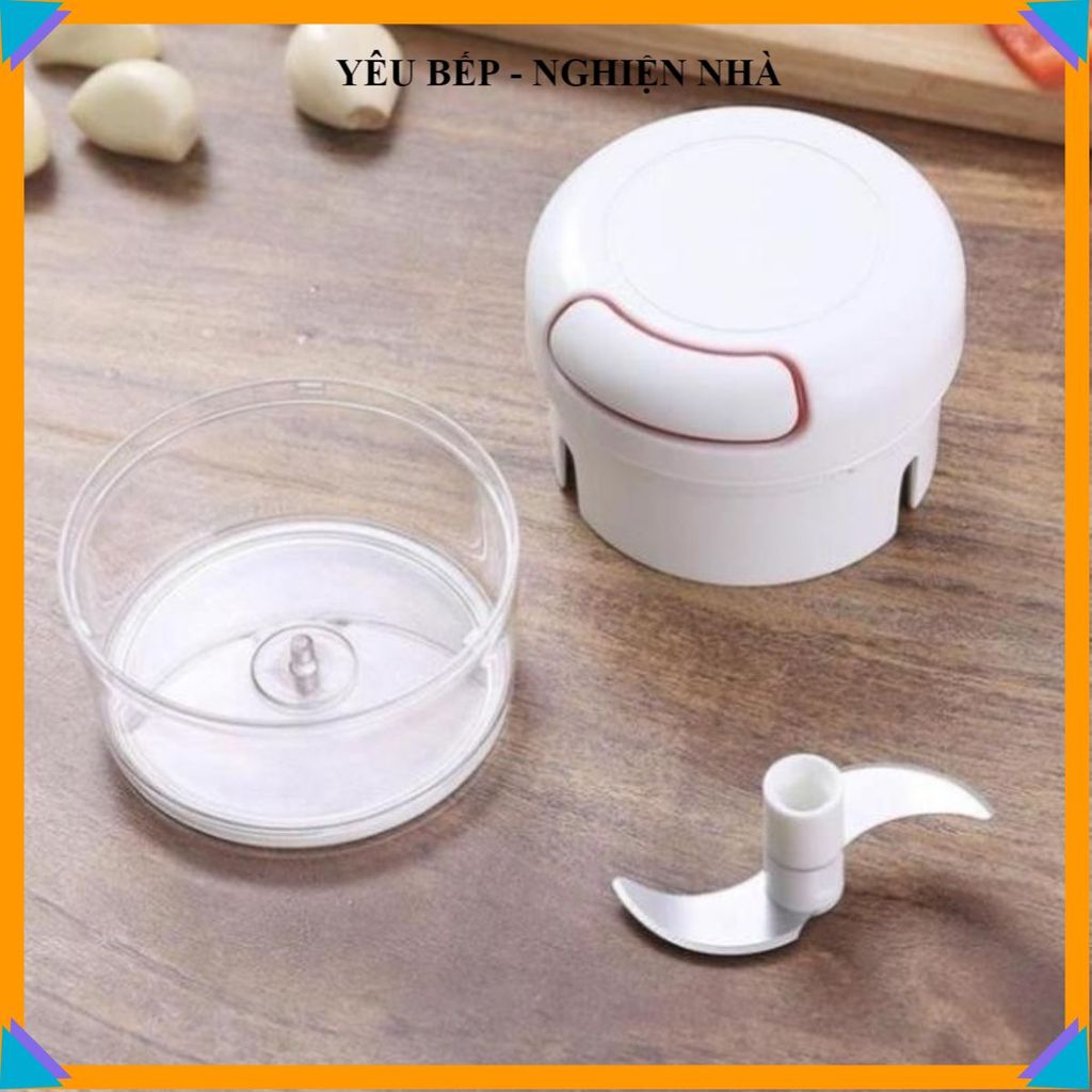✅ MÁY XAY THỰC PHẨM MINI CAO CẤP, MÁY XAY TỎI ỚT CẦM TAY, Thiết Kế Nhỏ Gọn, Dụng Cụ Nhà Bếp
