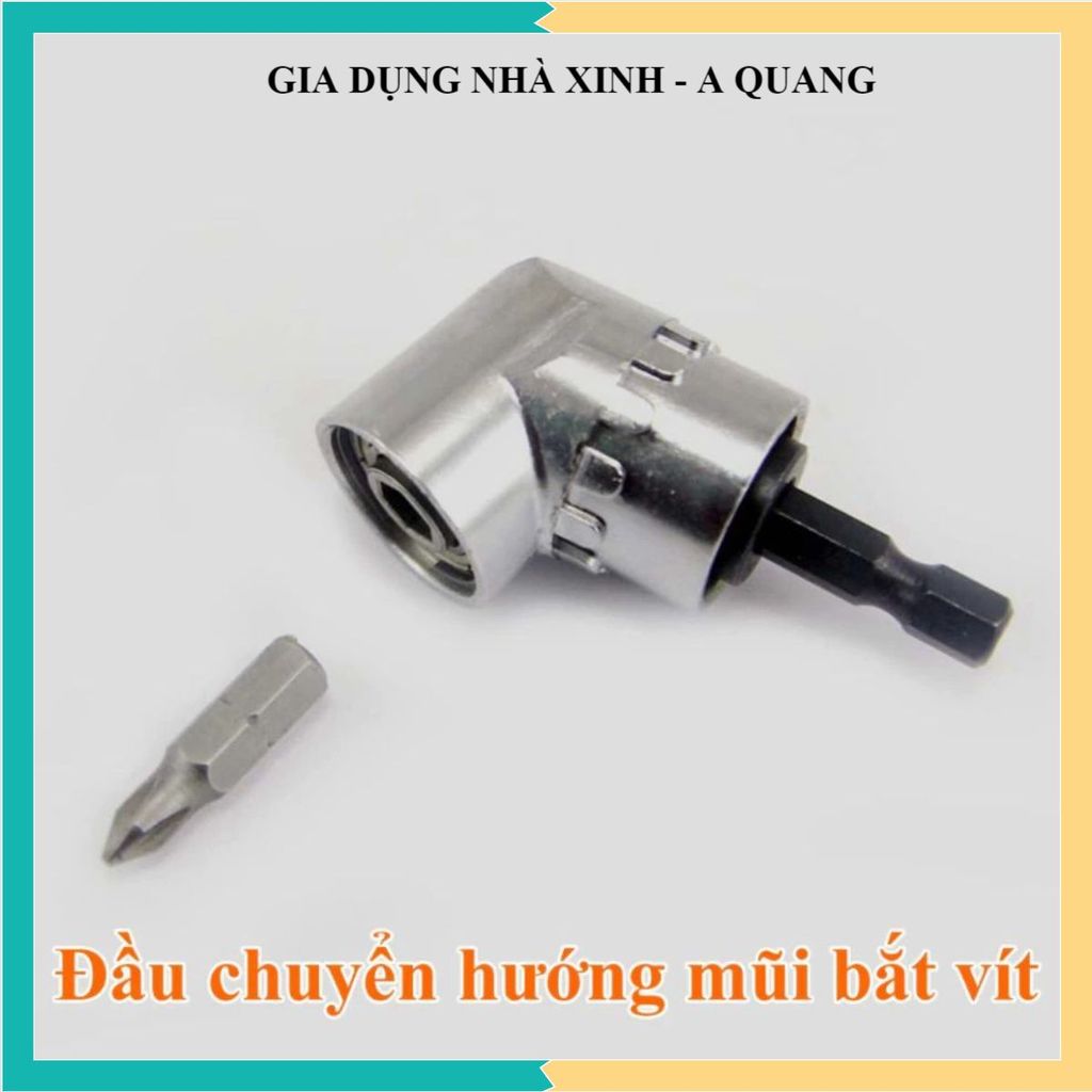 ĐẦU VẶN VÍT GÓC 105 ĐỘ CAO CẤP, ĐẦU CHUYỂN MÁY KHOAN TIỆN LỢI, Thao Tác Góc Hẹp, Phụ Kiện Dụng Cụ