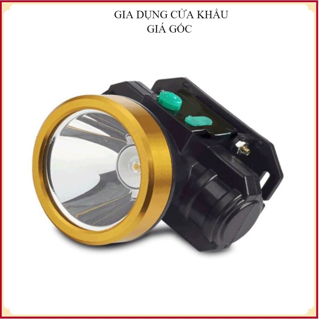 ĐÈN PIN ĐEO ĐẦU 50W SIÊU BỀN - Đèn Pin Đội Đầu Chống Nước Chiếu Xa, Dụng Cụ Phượt Cao Cấp