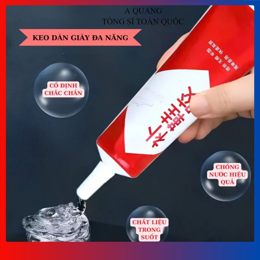 (COMBO 5) KEO DÁN GIÀY DÉP SIÊU CHẮC - Keo Dính Giày Thể Thao Chống Nước, Keo Dán Đế Giày Trong Suốt