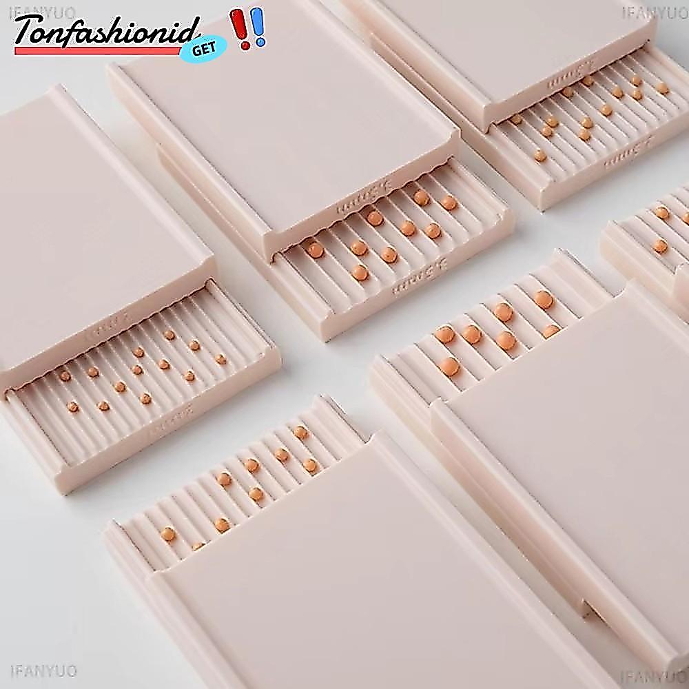 Khuôn hạt đất sét TONFASHIONID, Khuôn bi đất sét 2 trong 1 2-4mm, Hình thành bóng đồng phục bằng nhựa có thể tái sử dụng Khuôn định hình đồ gốm nghệ thuật Sử dụng phòng thu