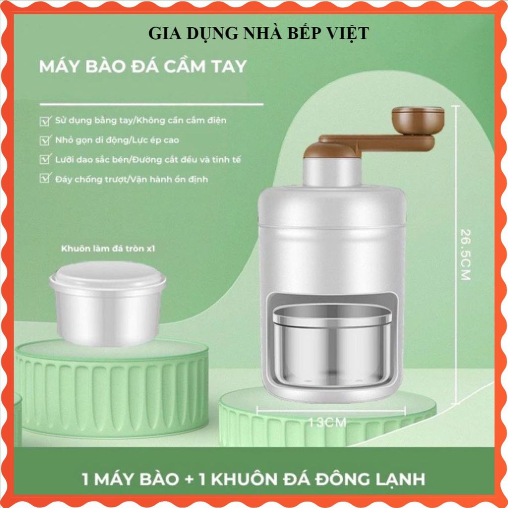 MÁY BÀO ĐÁ CẦM TAY CAO CẤP, MÁY XAY ĐÁ MINI, ĐÁ BÀO MÁT LẠNH, Phù Hợp Pha Chế Đồ Uống Giải Khát
