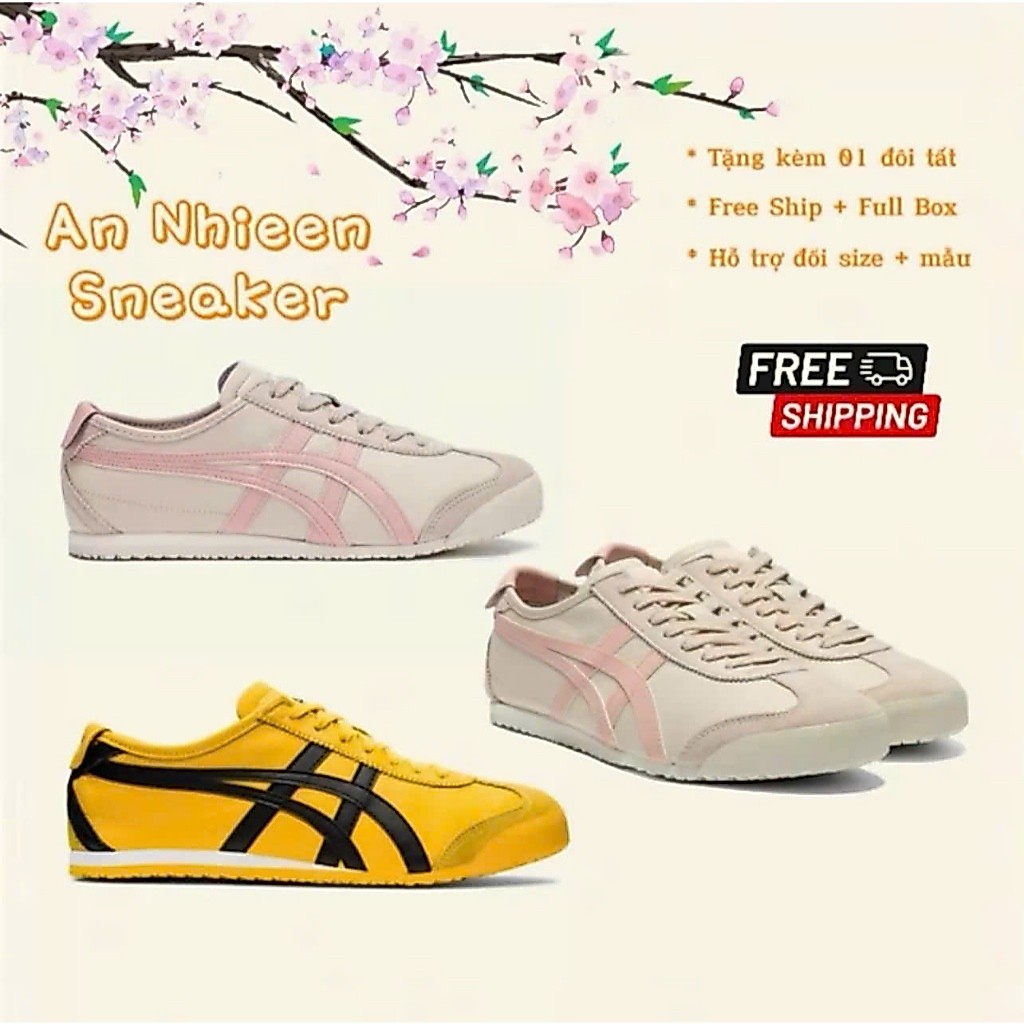 [An Nhiên Onit ]  Giày Cổ Thấp Onit.suka Tiger Mexico 66 / Tokuten
