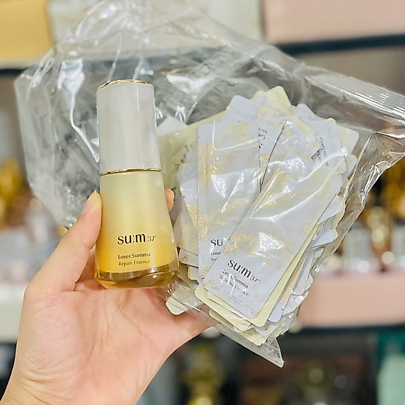 [Combo 50 gói/50ml] Tinh chất vàng phục hồi trẻ hoá giảm mụn tăng sjnh tế bào mới Sum 37 Losec Summa repair essence | BigBuy360 - bigbuy360.vn